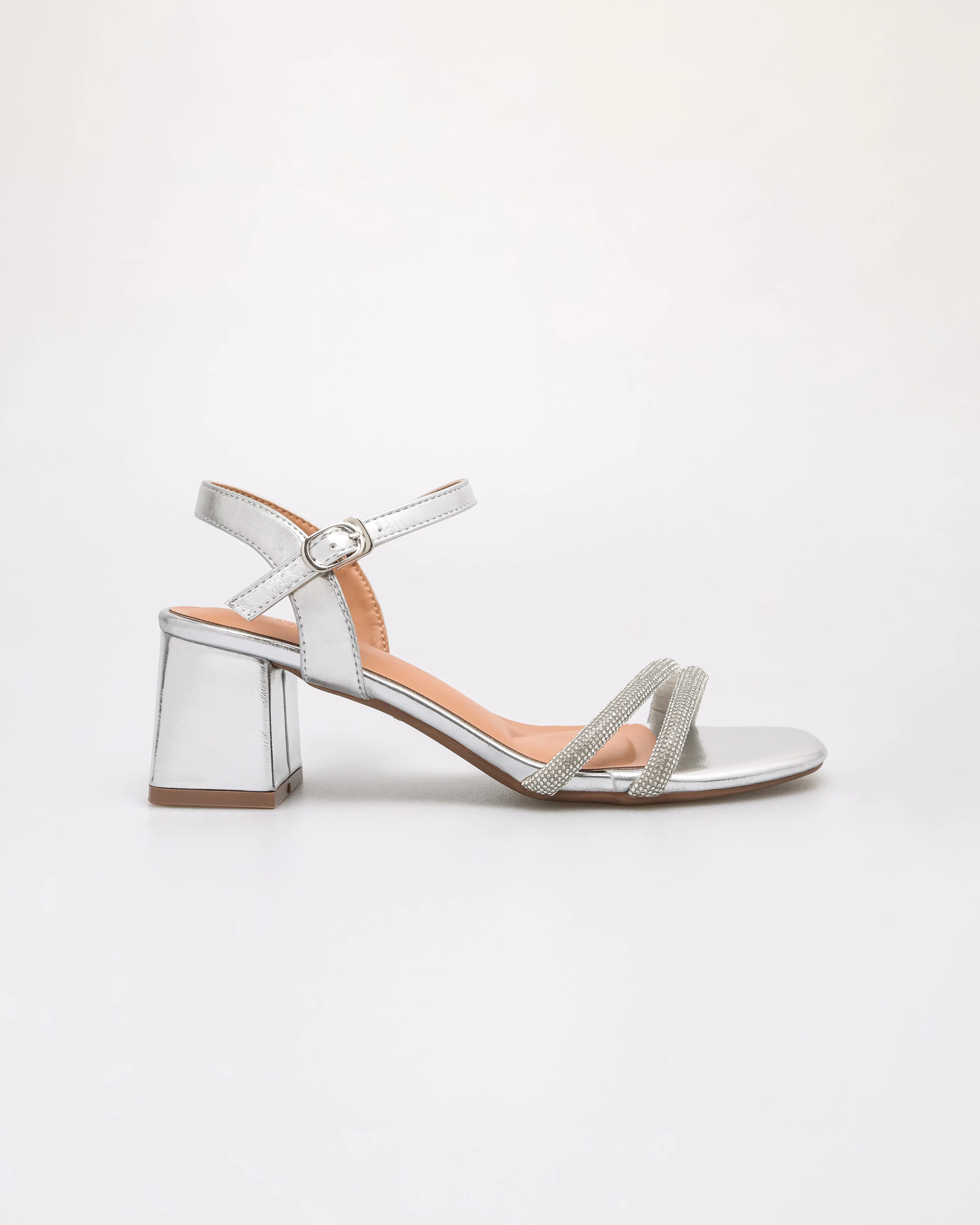 Tomaz NN524 Ladies Midnight Glitter Block Heels