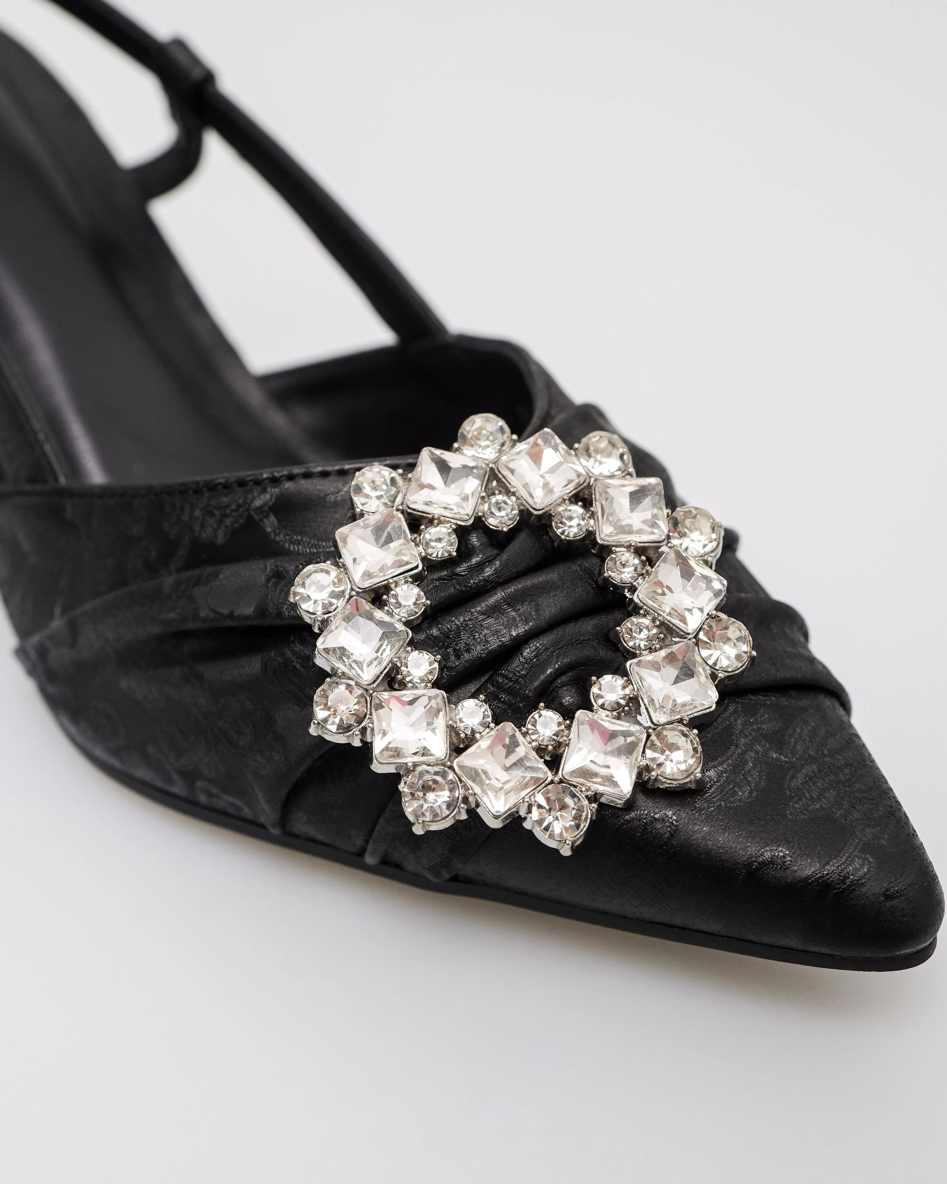 Tomaz NN557 Ladies Crystal Ruffle Heels