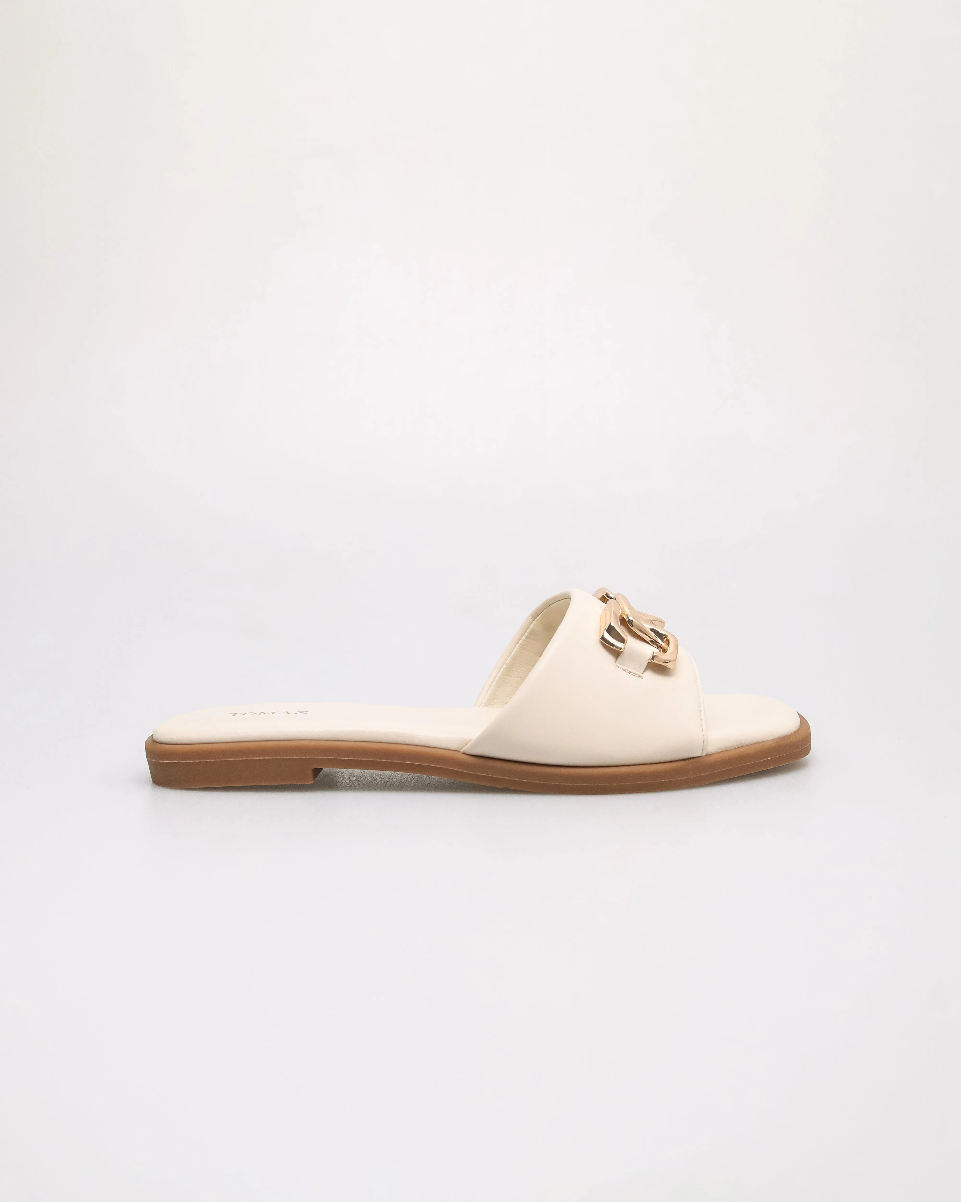 Tomaz YX223 Ladies Golden Bond Flats (Cream)