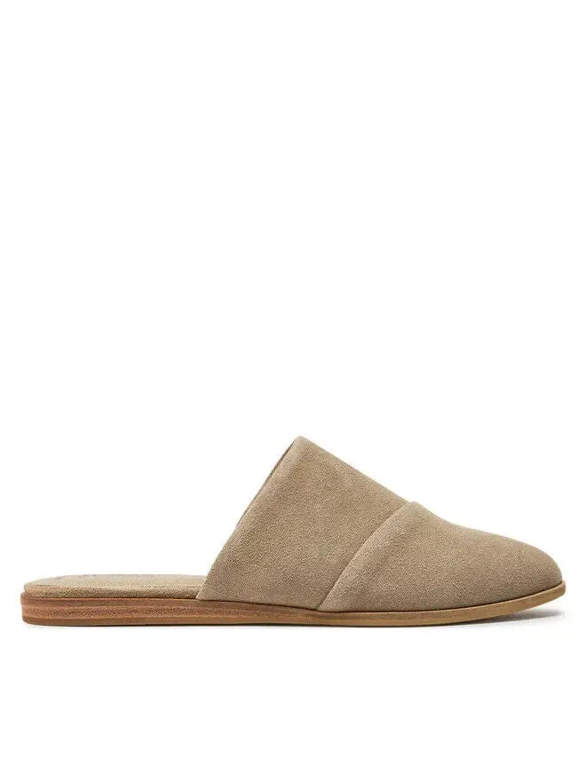 TOMS Jade Mule Women's Size 8 Dune Suede Pointed Toe Slide Slip on Shoes FZP055 (Dune,8)