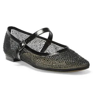 Topaz Flat in Black Patent