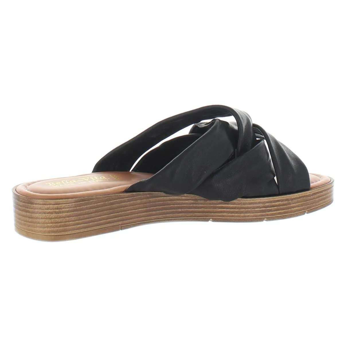 Tor Italy Womens Leather Slip On Slide Sandals