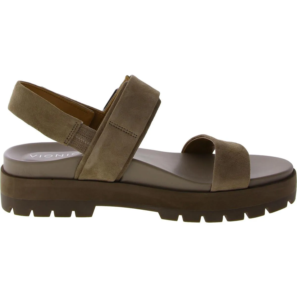 Torrance Womens Suede Ankle Strap Slingback Sandals