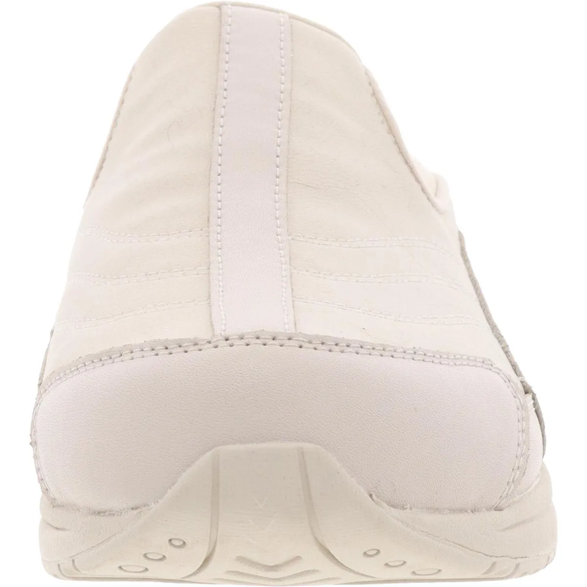 Travel Time Womens Padded Insole Leather Slip-On Sneakers