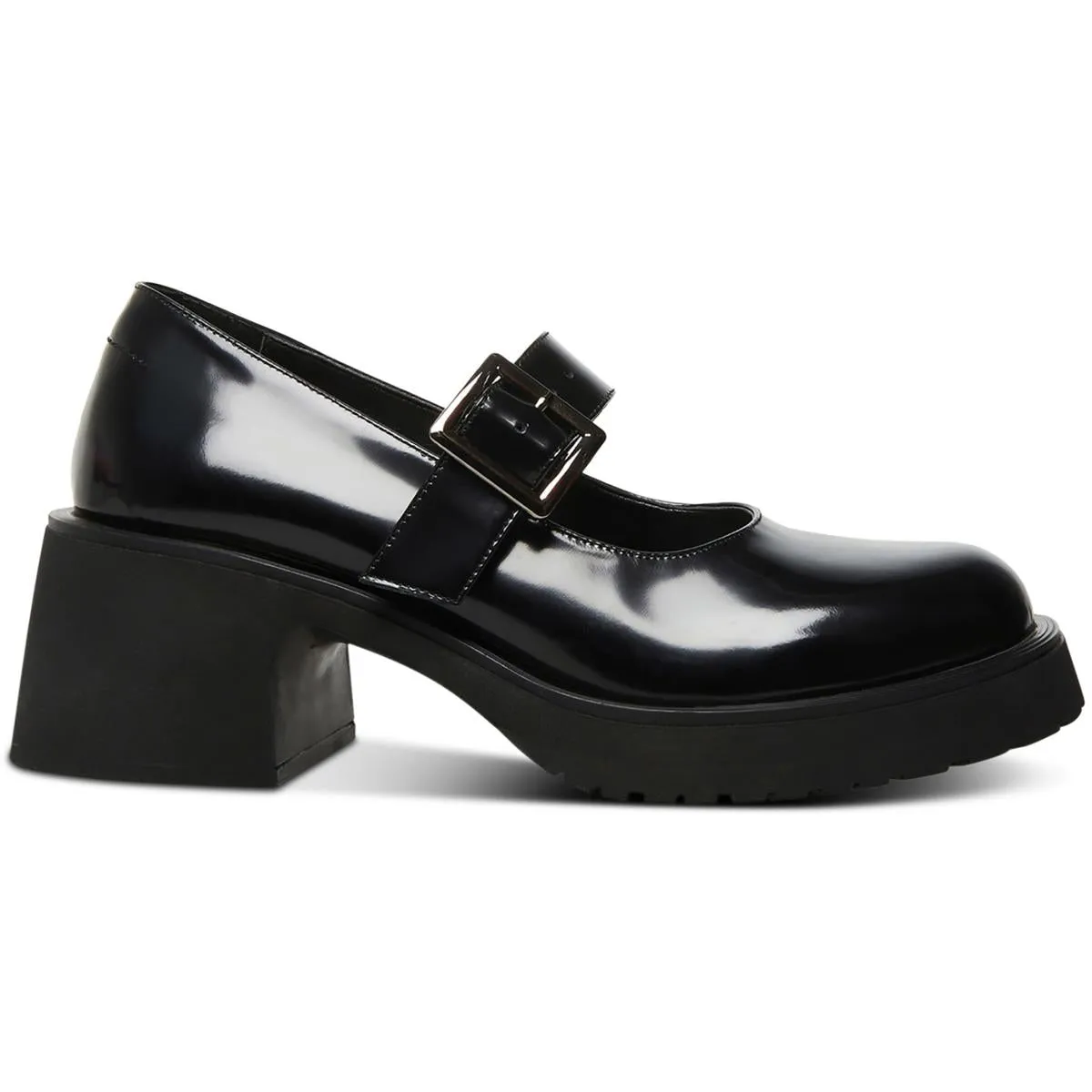 Tulip Womens Patent Leather Platform Mary Janes