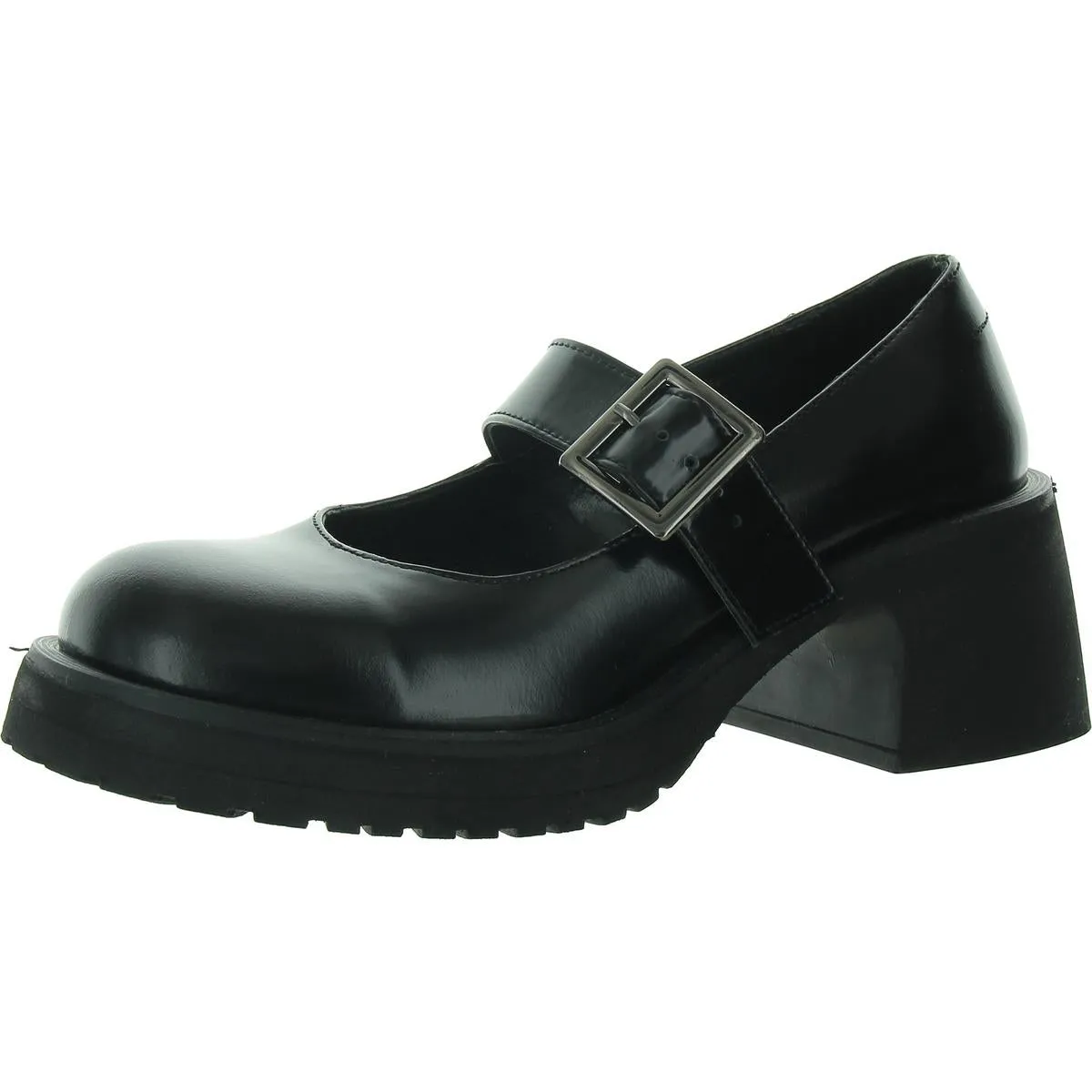 Tulip Womens Patent Leather Platform Mary Janes