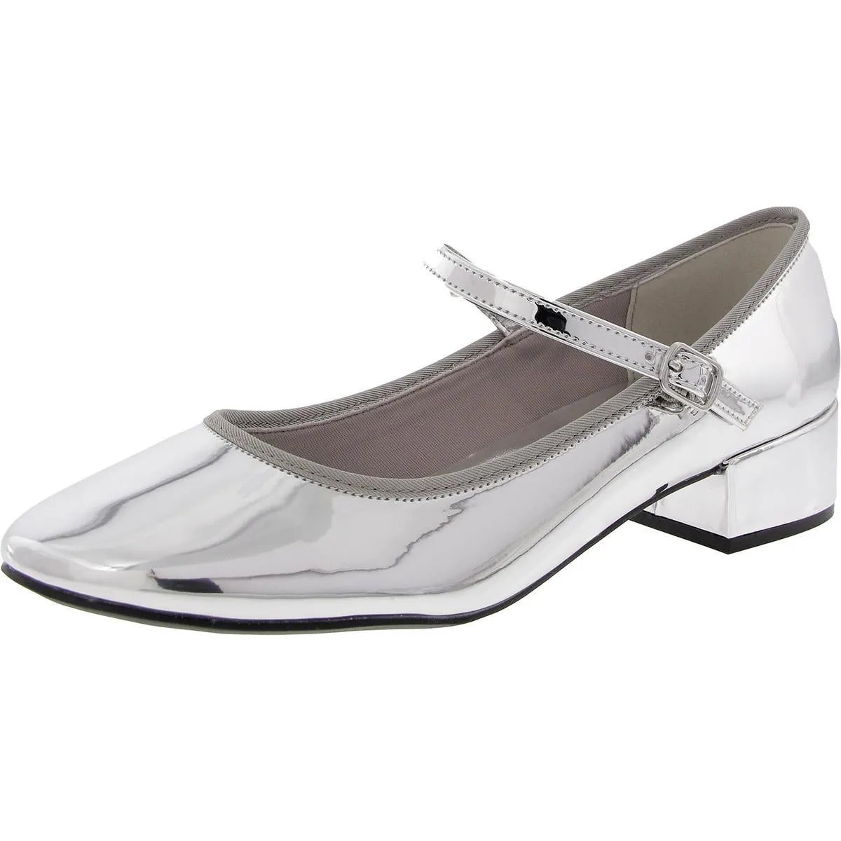 TUTU-R Womens Rhinestone Leather Mary Janes