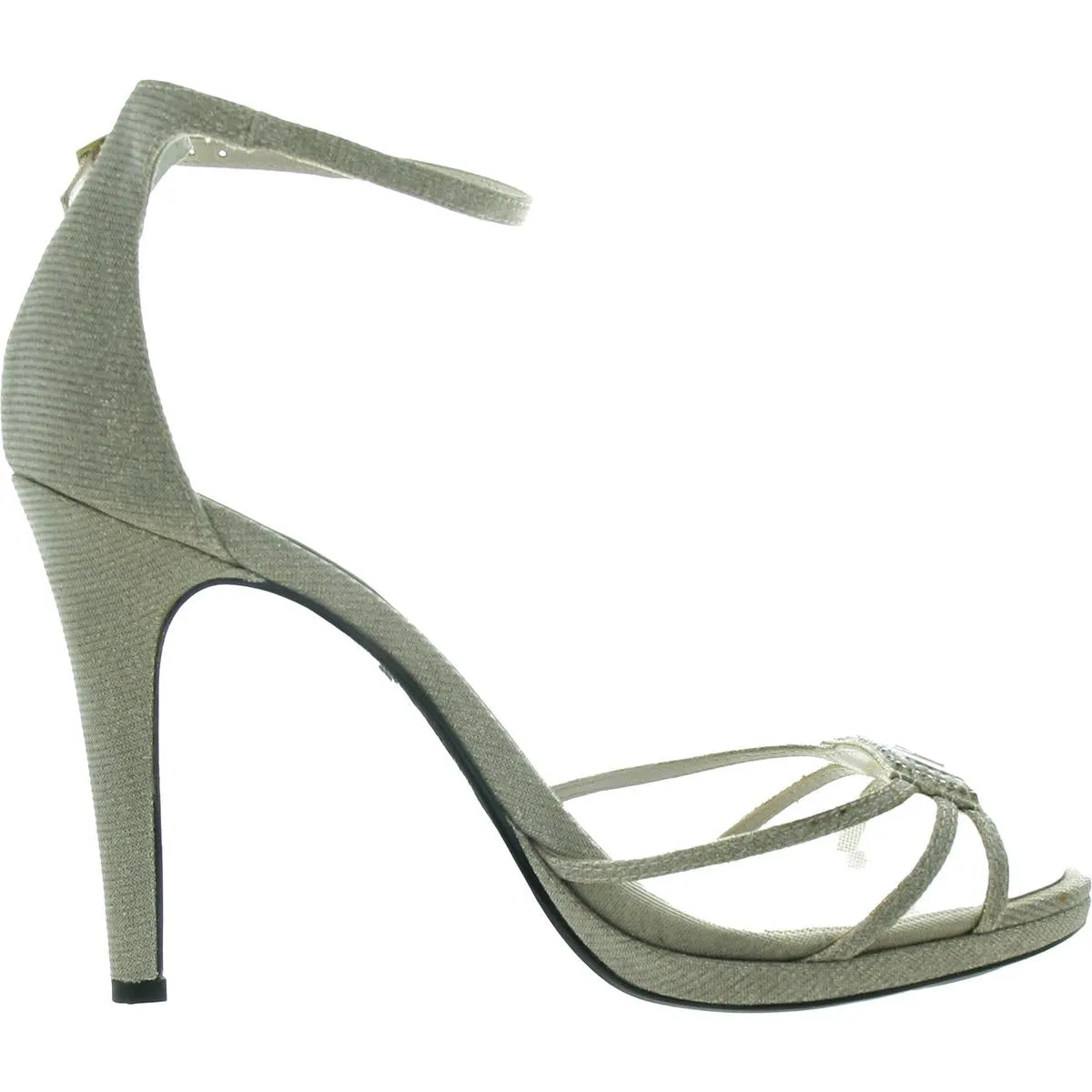 Tyler Womens Glitter Manmade Ankle Strap