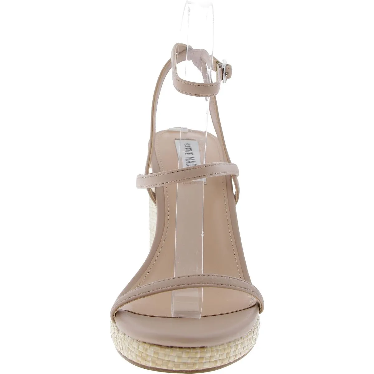 Upside Womens Adjustable Faux Leather Wedge Sandals