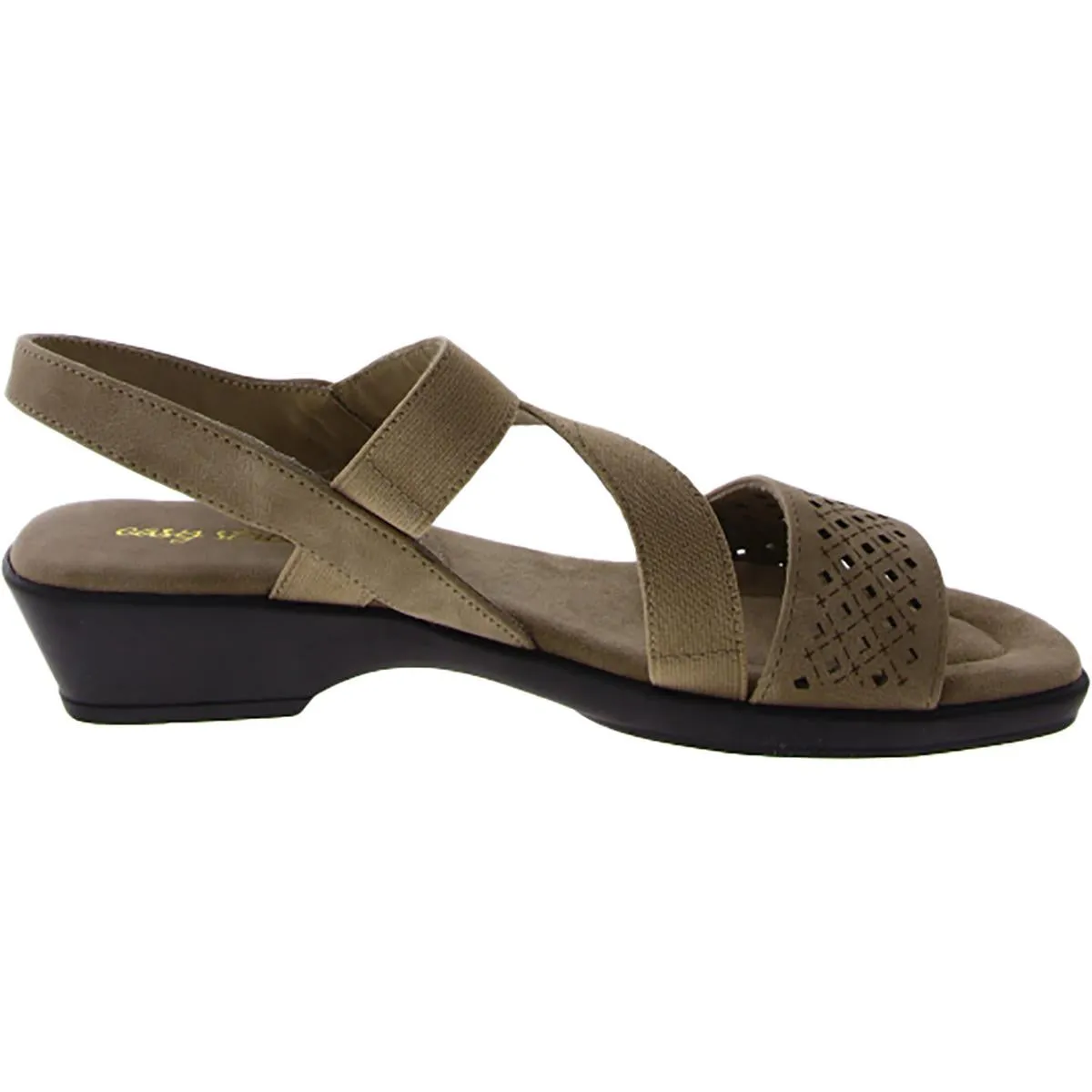 Ursina Womens Faux Suede Slip On Slingback Sandals