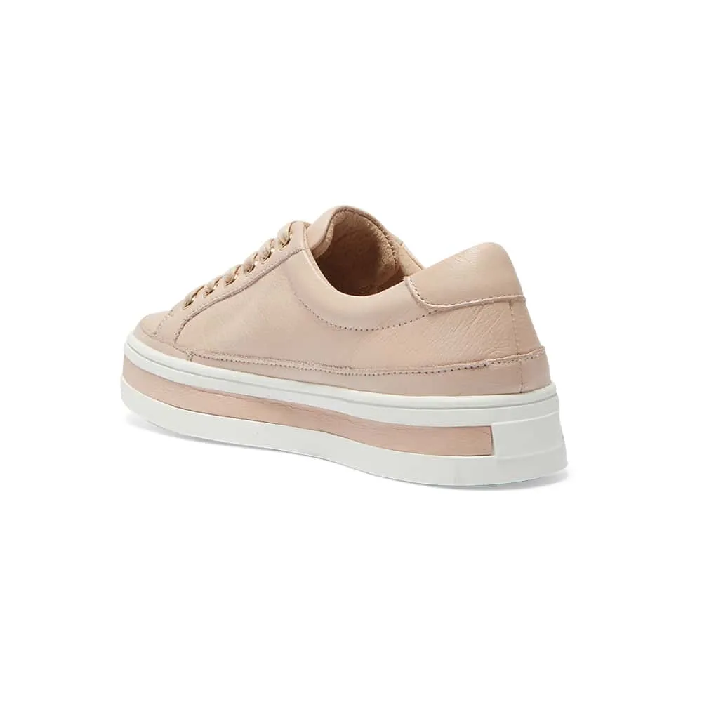 Uruguay Sneaker in Blush Leather
