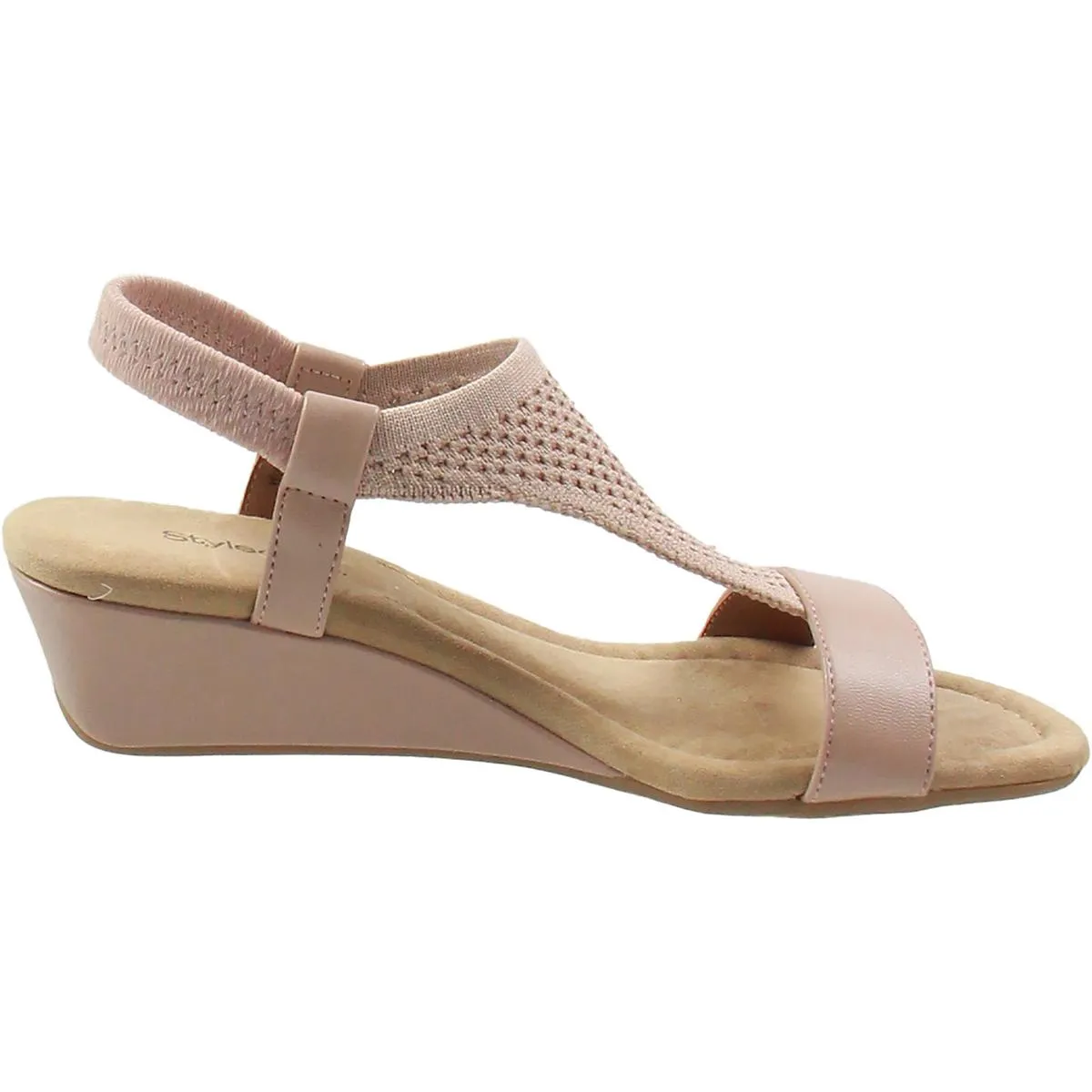 VACANZAA Womens Knit Wedge Sandals