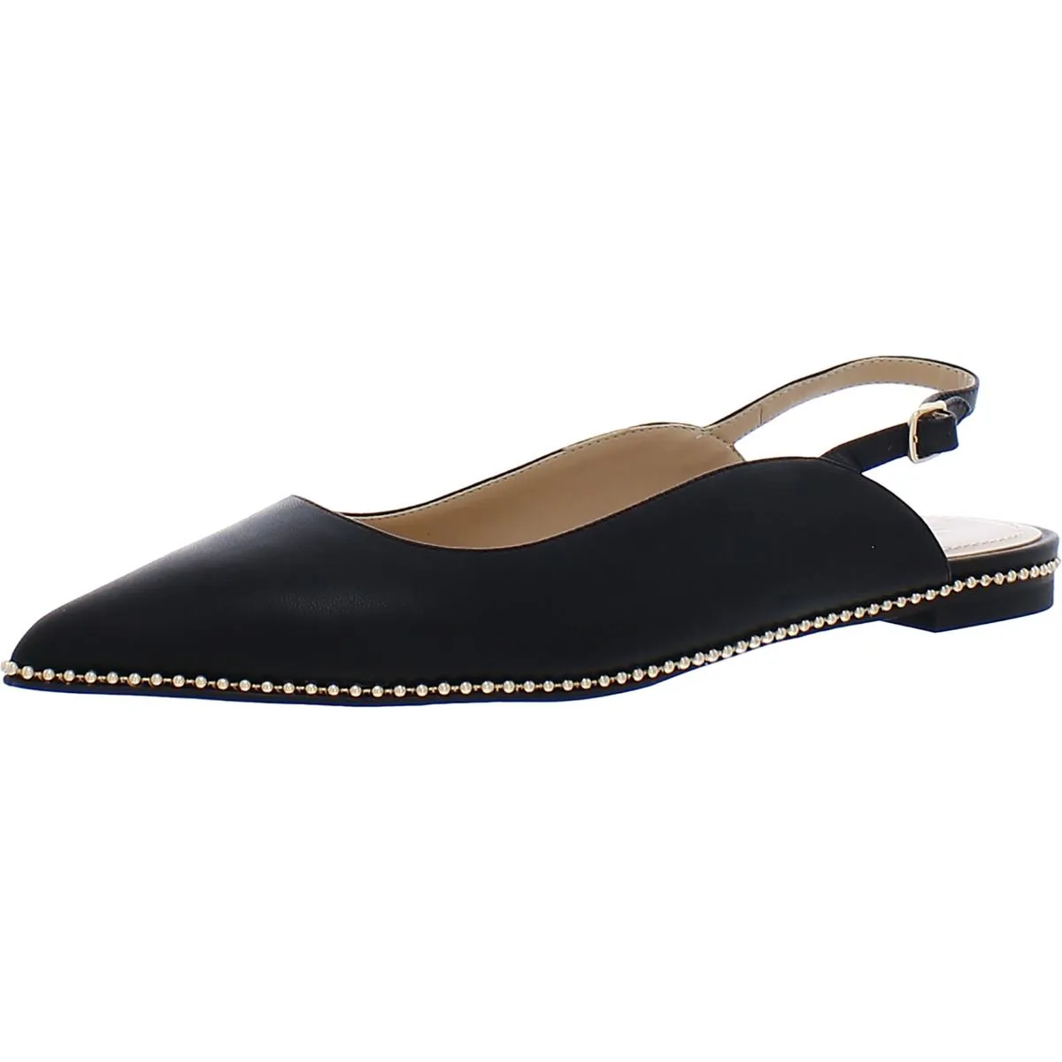Vae Womens Leather Slip-On Slingbacks