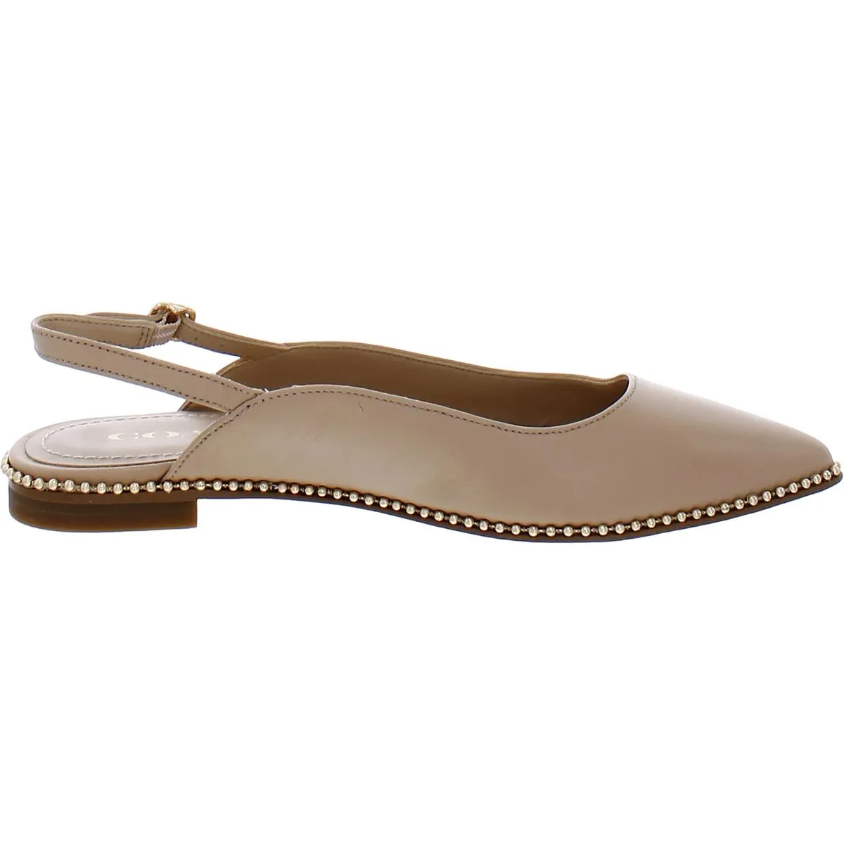 Vae Womens Leather Slip-On Slingbacks