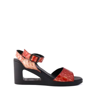 VAHYA Red Patent Snake