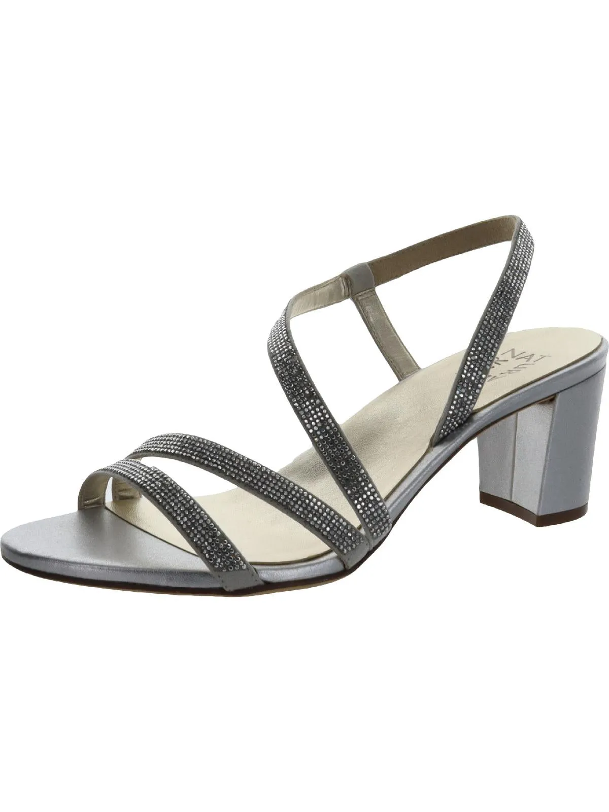 Vanessa 2 Womens Embellished Slingback Evening Sandals