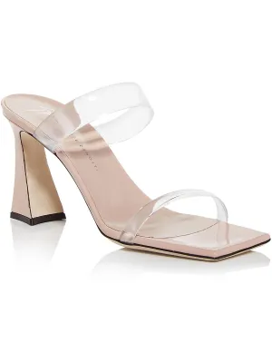 Vanilla 85 Womens Solid Vinyl Heels