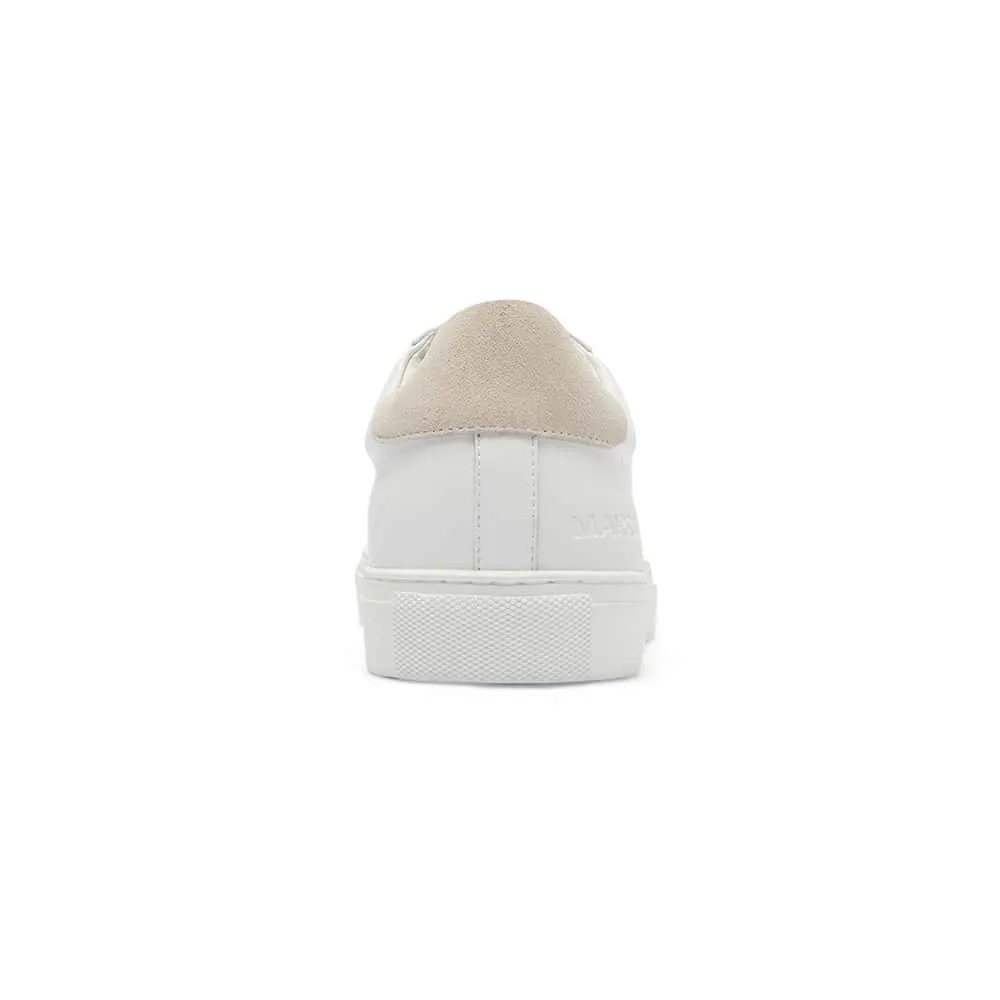 Varsity Sneaker in Natural Leather
