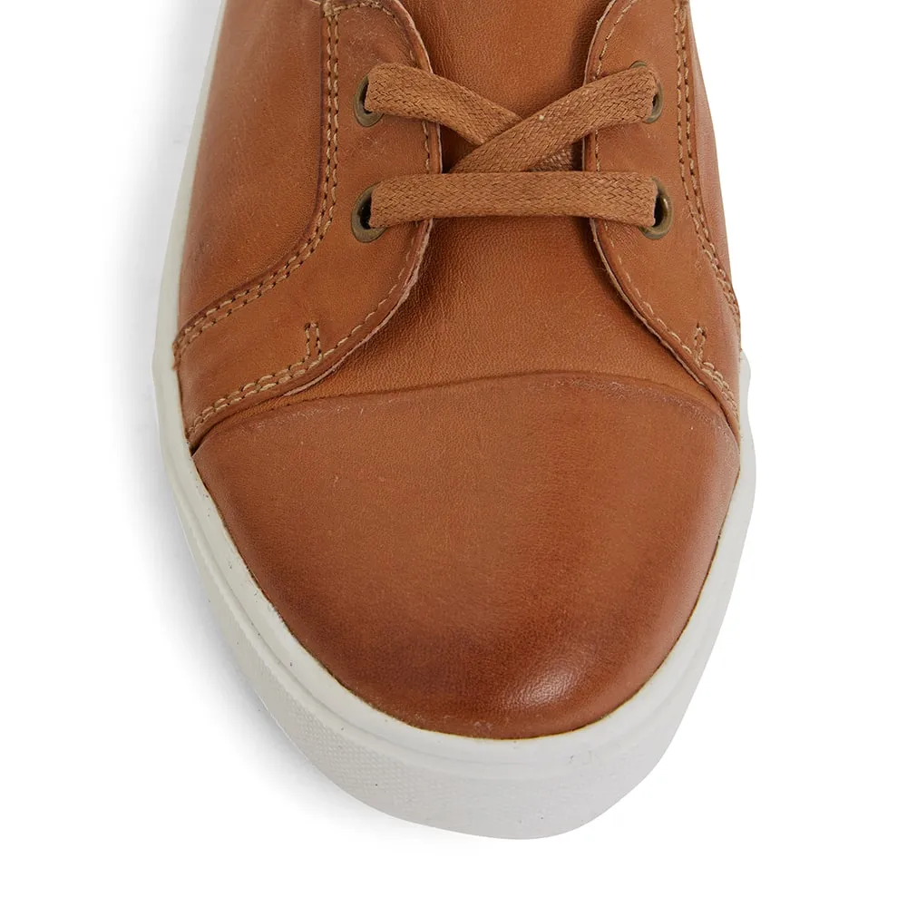 Vectra Sneaker in Tan Leather