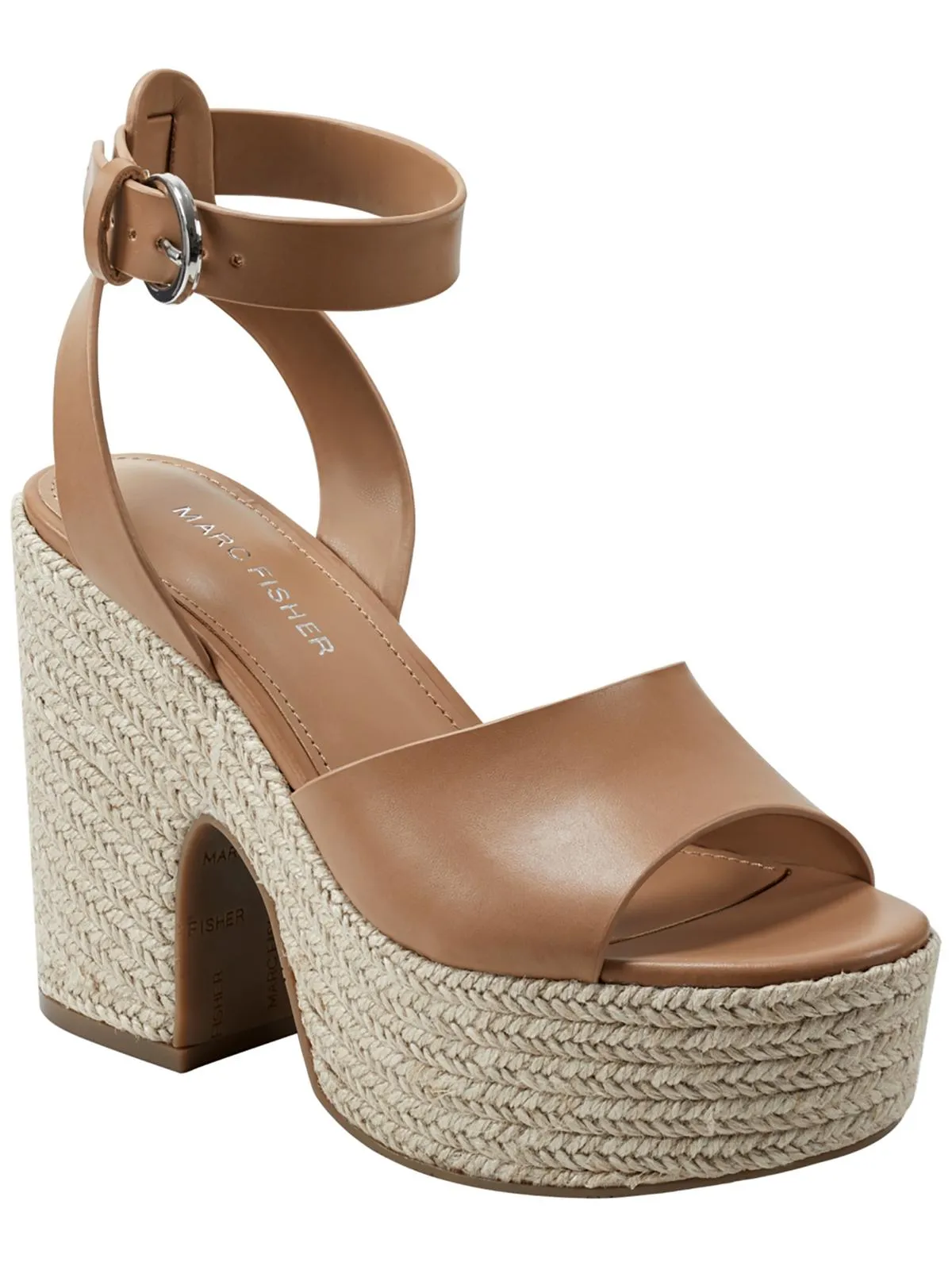 VETINA Womens Faux Leather Casual Ankle Strap