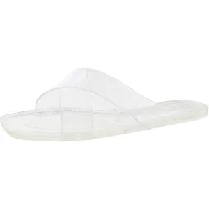 Villa Womens Criss-Cross Man Made Slide Sandals