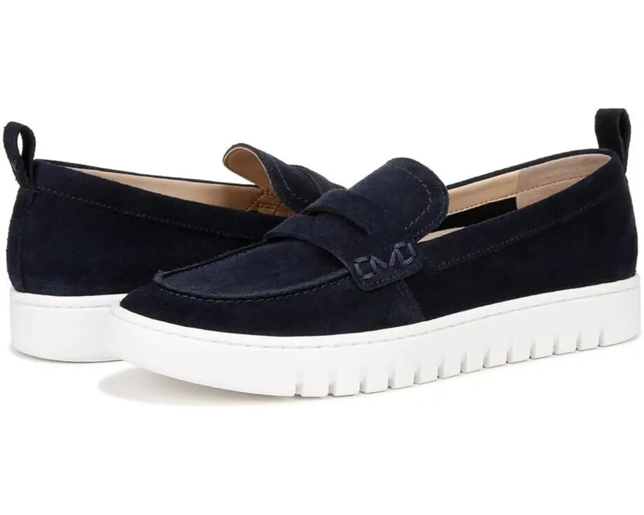 Vionic Uptown I6609L1403 Loafer Women's US 7 Navy Suede Casual Shoes ZPO2083