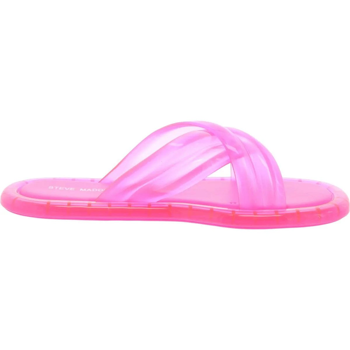 Wallis Womens Criss-Cross Rubber Slide Sandals
