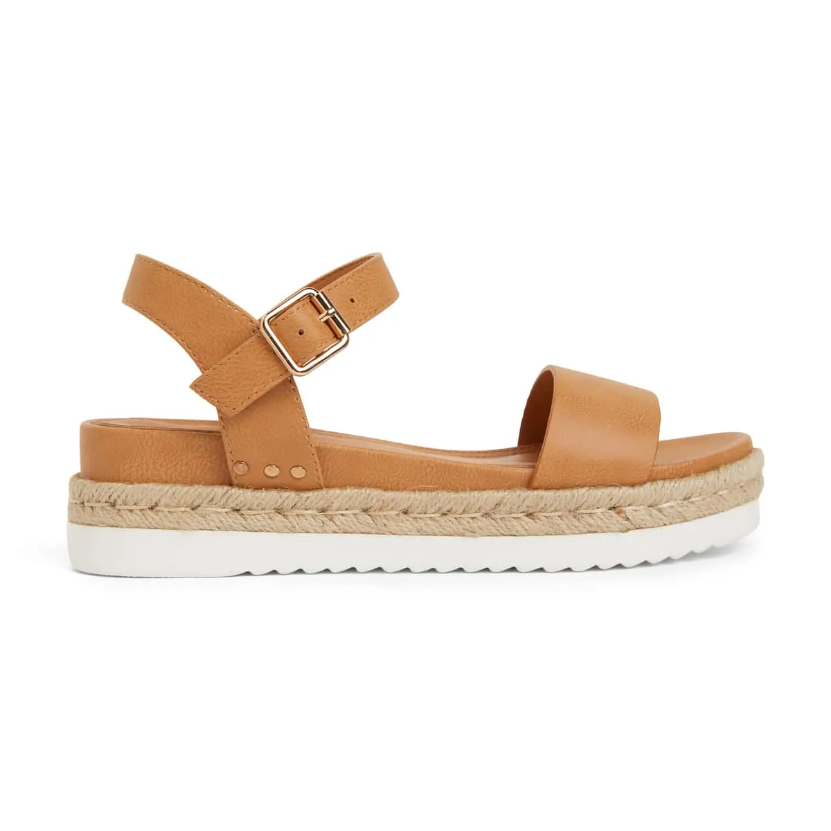 Wander Espadrille in Camel Smooth