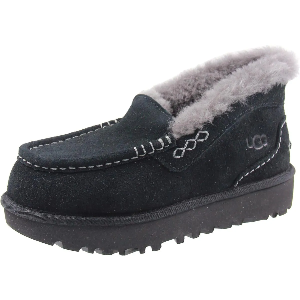 WAnsley Womens Solid Faux Suede Slip-On Sneakers