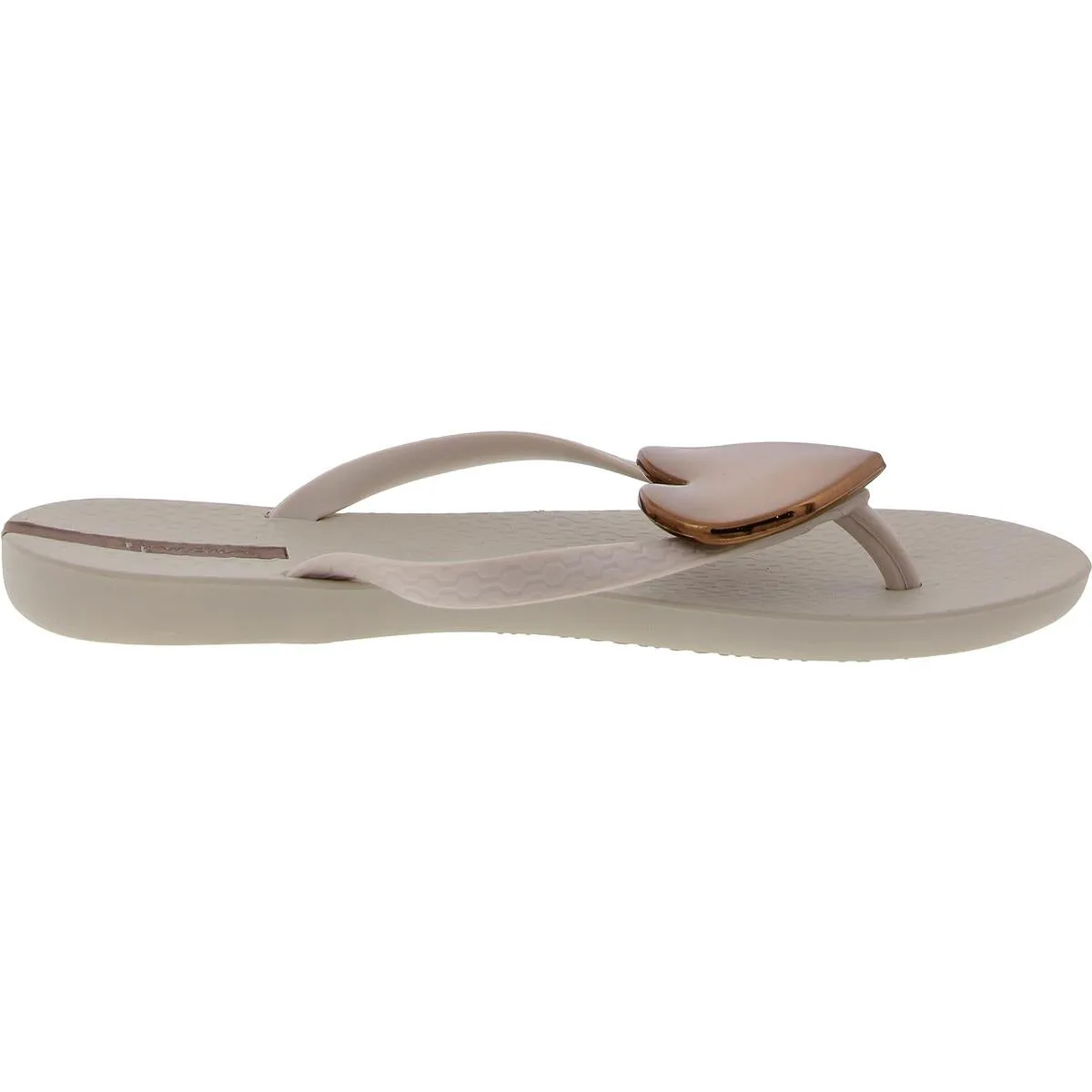 WAVEHEART Womens Jeweled Manmade Flip-Flops