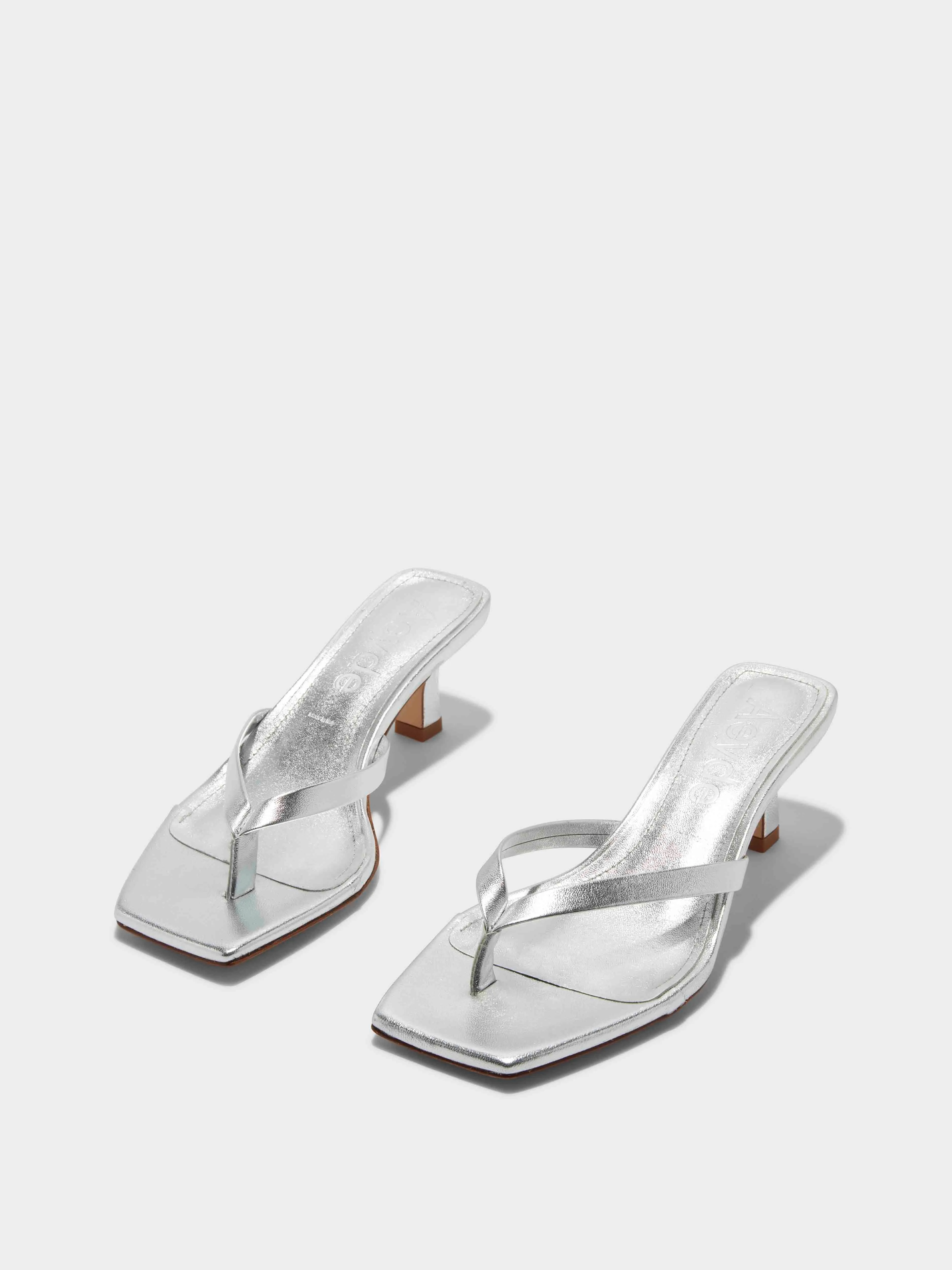 Wilma Leather Thong Sandals