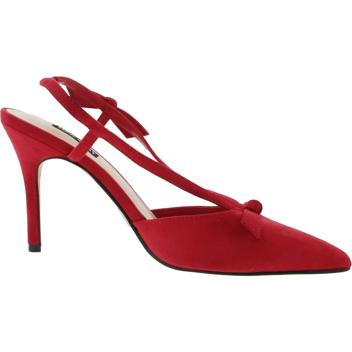 WNRUZE2 Womens Bow Manmade Ankle Strap