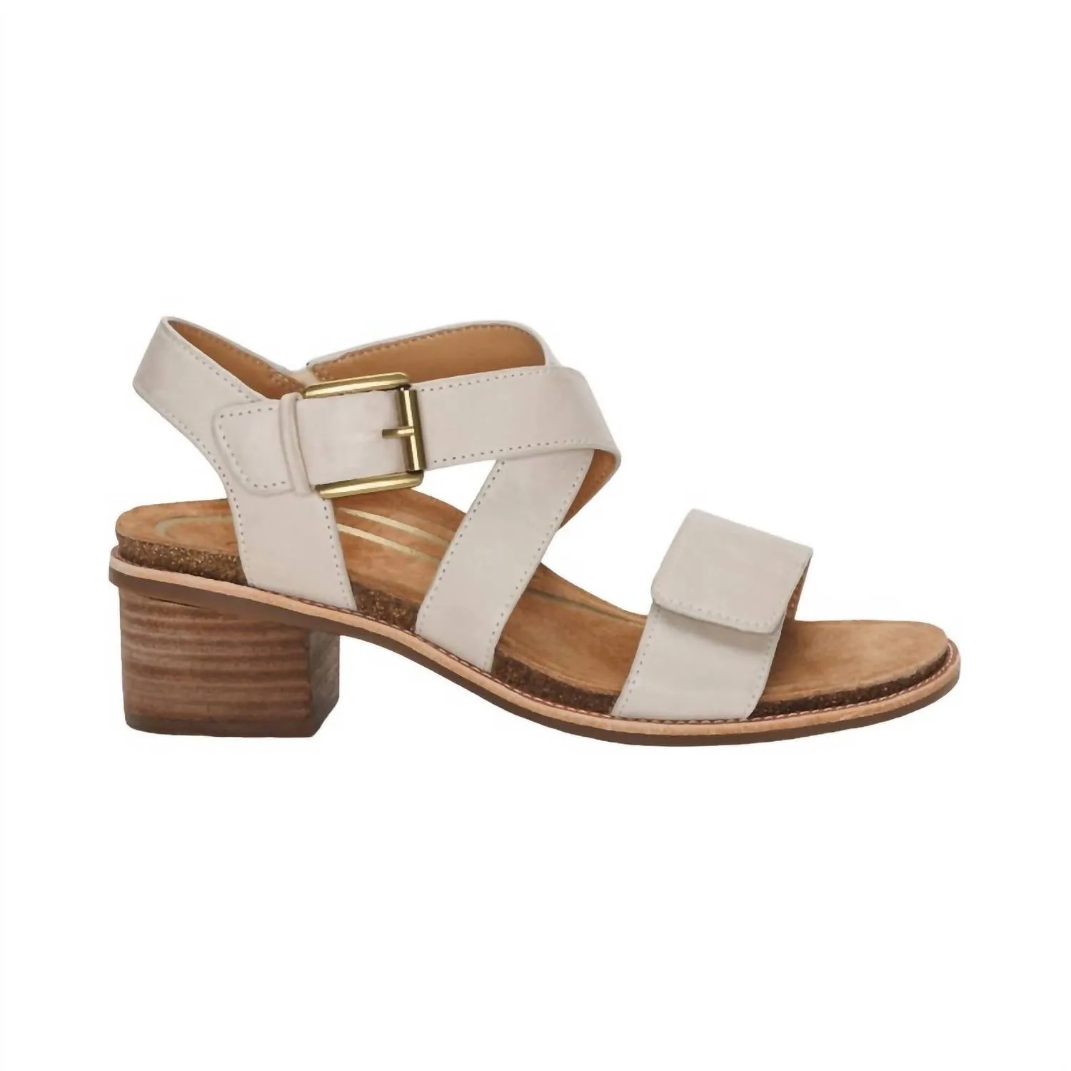 Women Kristin Block Heel Sandal In Ivory