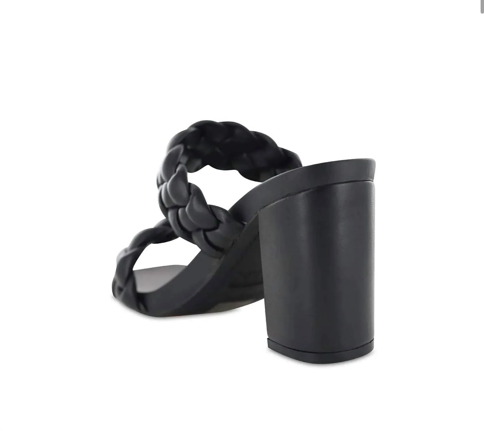 Women Maine Braided Sandal In Black