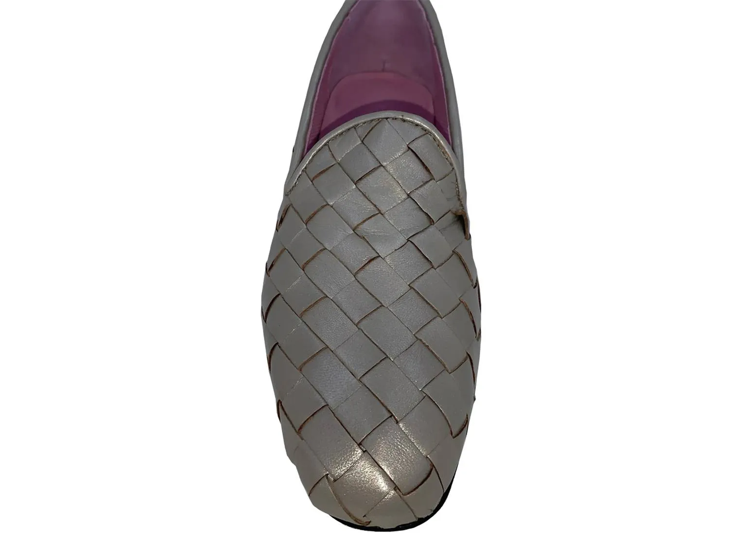 Women's Alyssa Woven Loafer In Plantino True Glove