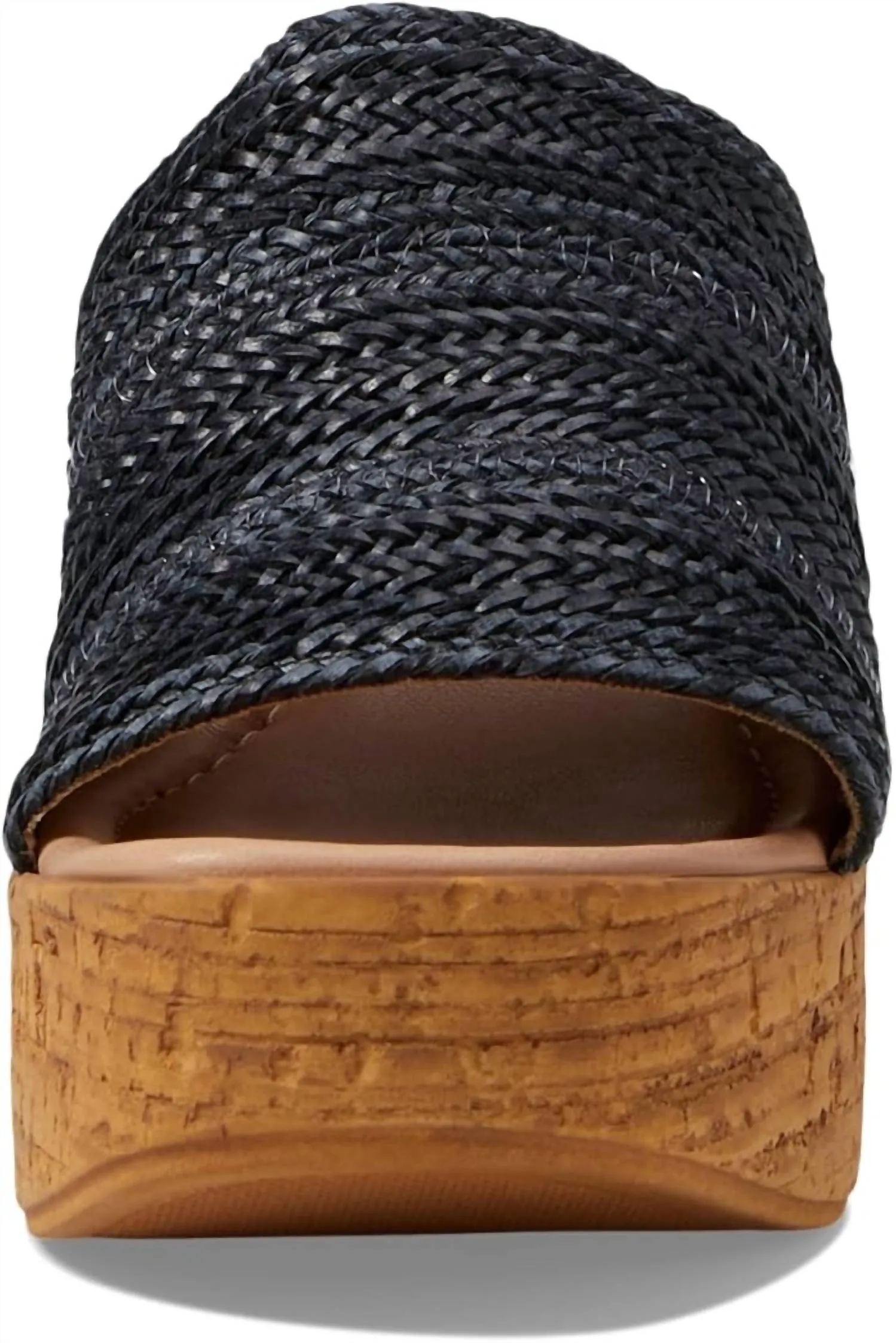Women's Applause Woven Fashion Heeled Sandal In Black