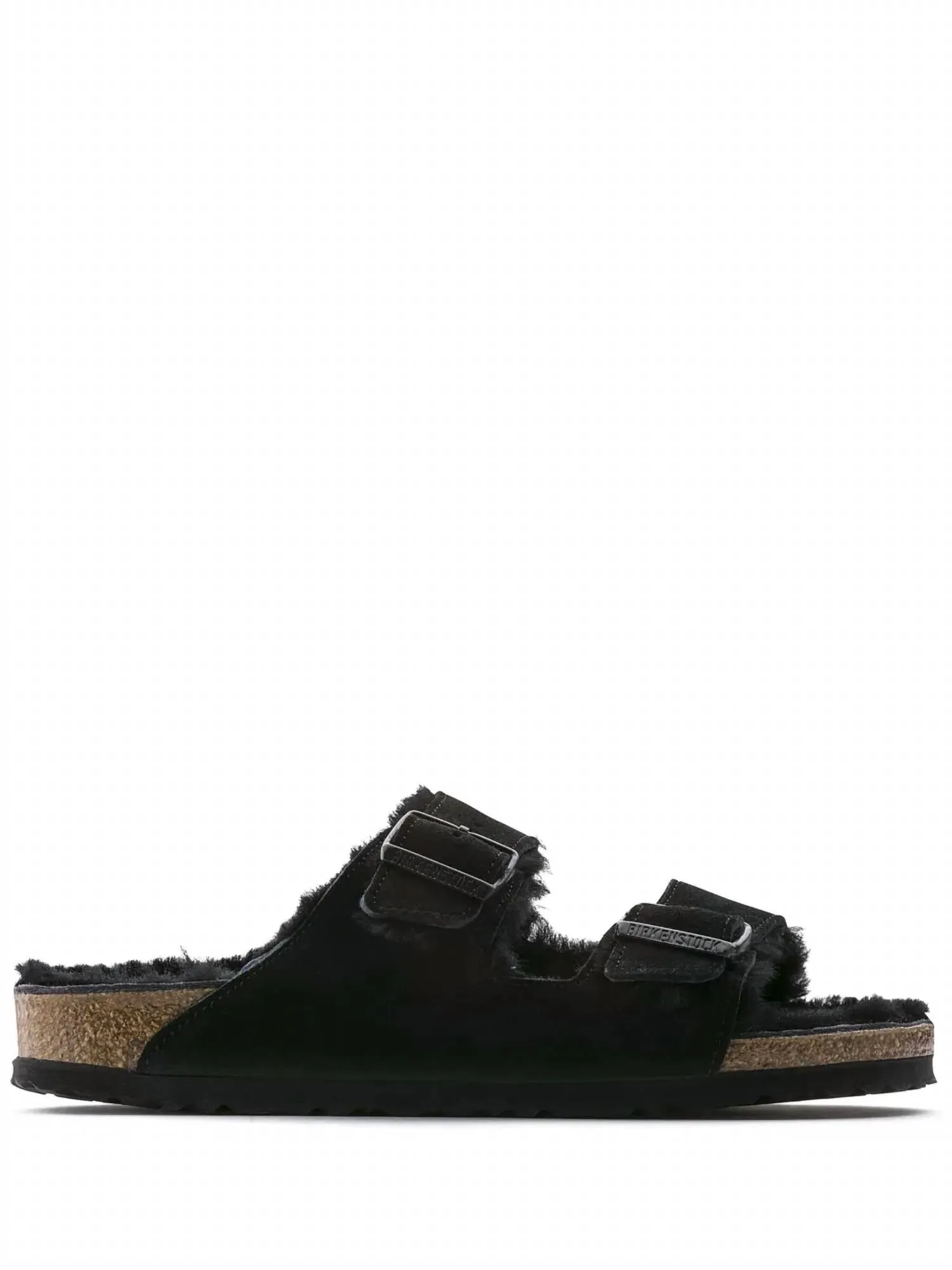 Women's Arizona Shearling Sandal In Black