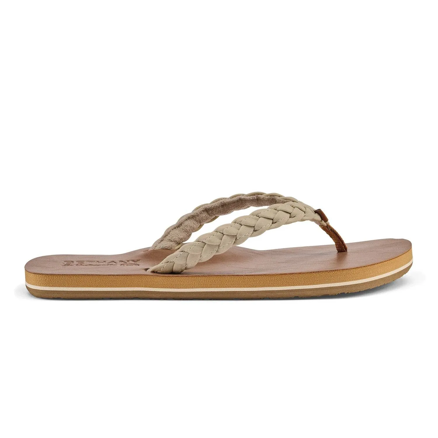 Women's Bethany Braided Pacifica Sandal In Cream