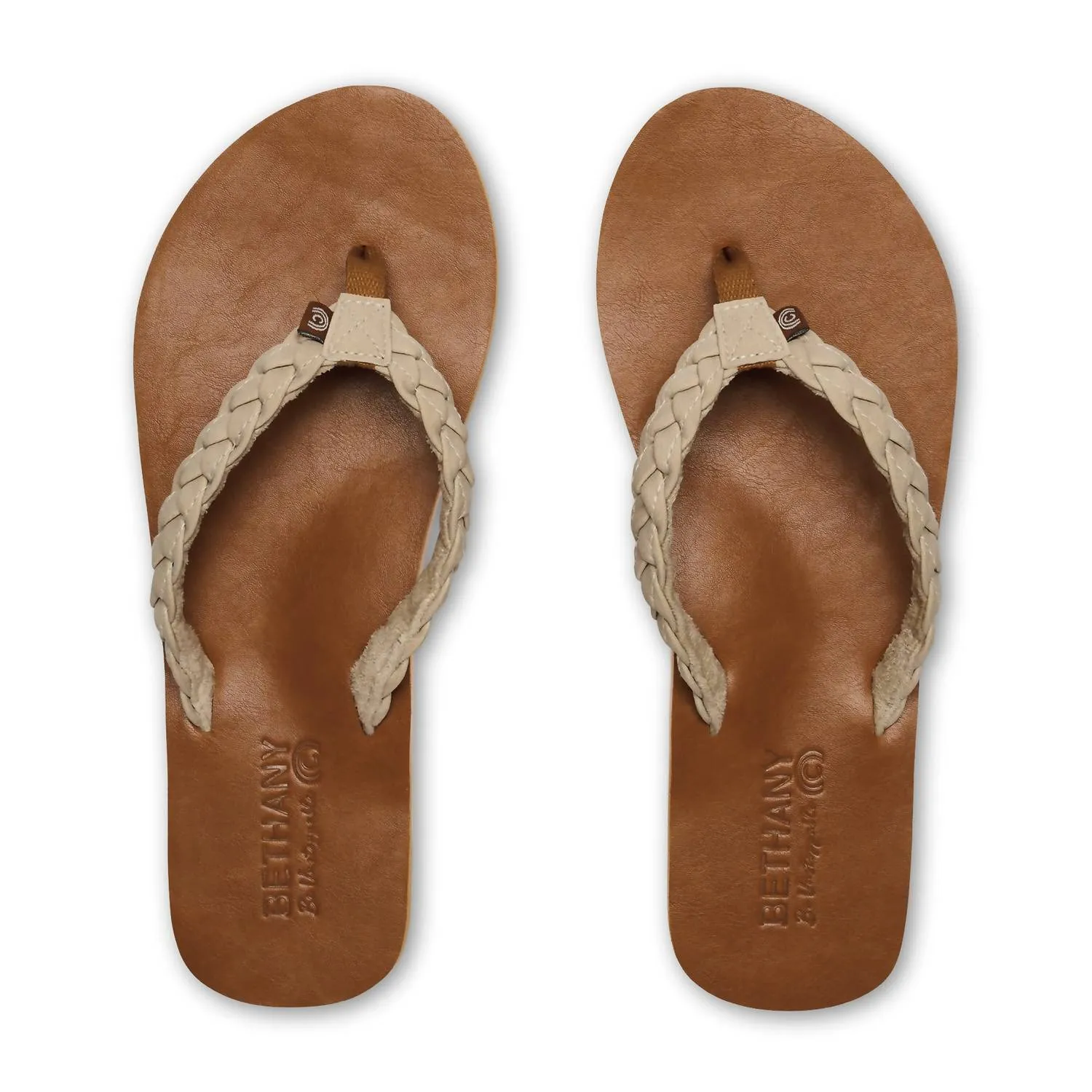 Women's Bethany Braided Pacifica Sandal In Cream