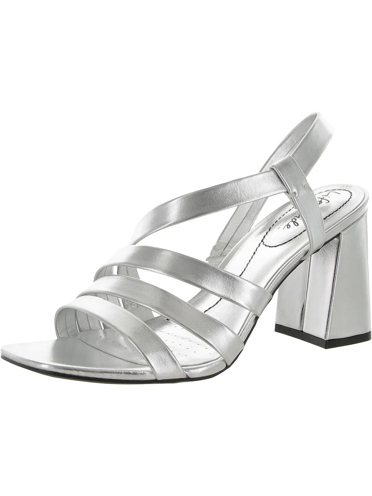 Womens Block Heel Strappy Heels