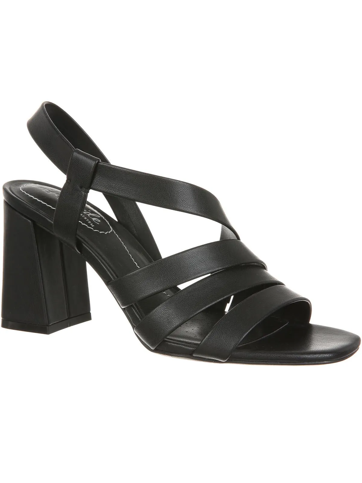 Womens Block Heel Strappy Heels