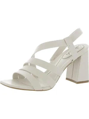 Womens Block Heel Strappy Heels