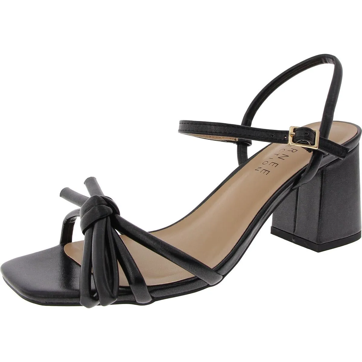 Womens Bow Manmade Ankle Strap