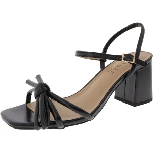 Womens Bow Manmade Ankle Strap