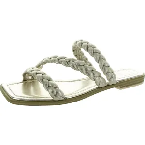 Womens Braided Slide Sandals