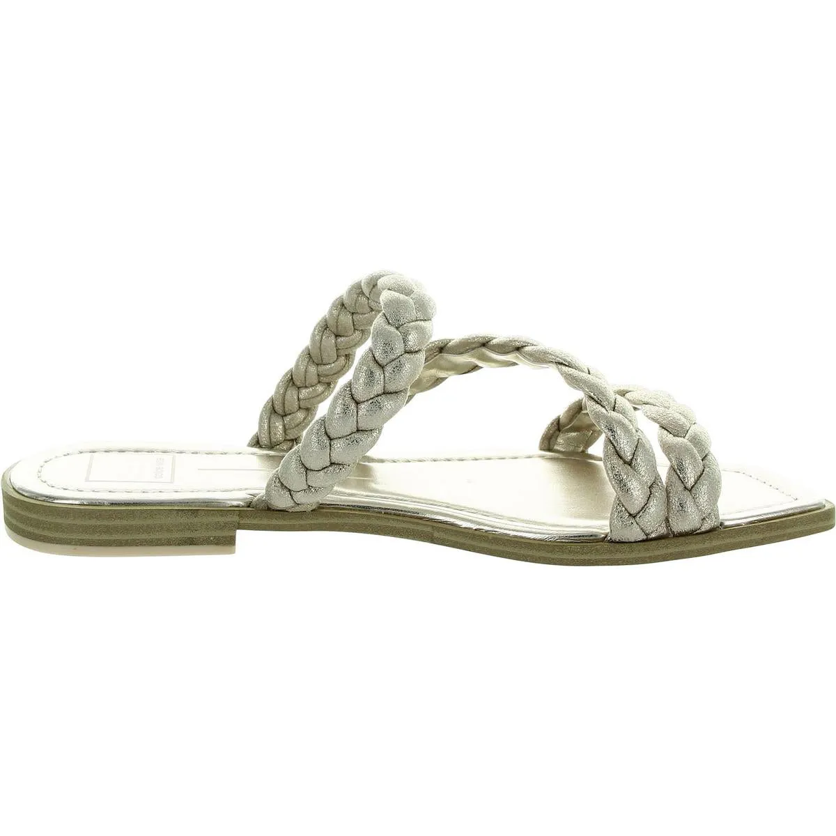 Womens Braided Slide Sandals
