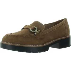 Womens Buckle Leather Oxfords