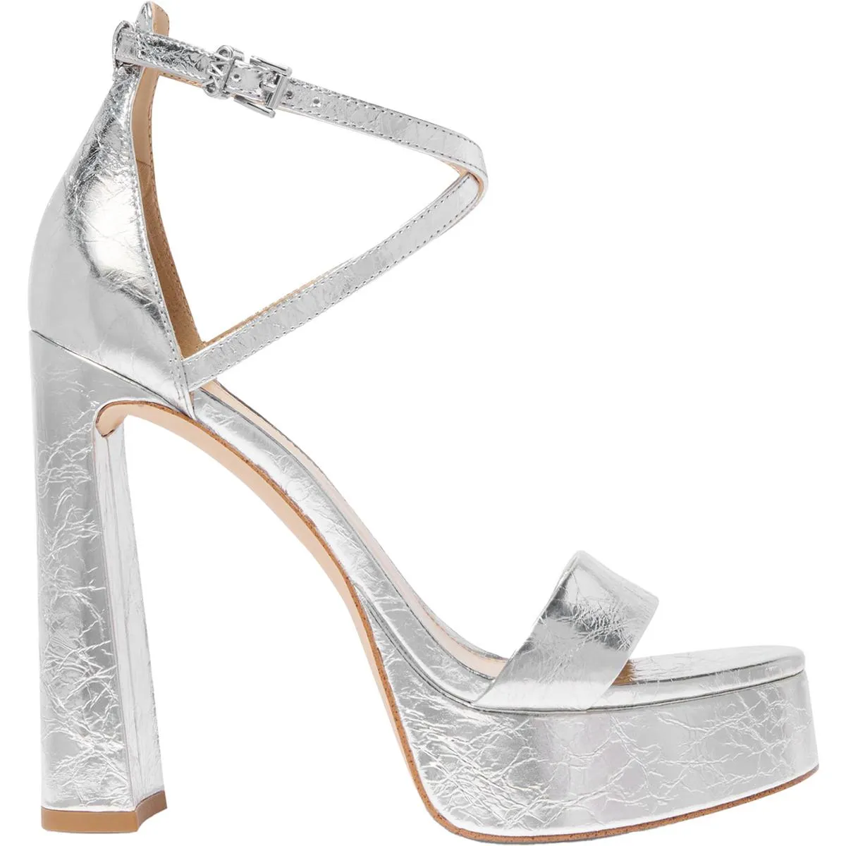 Womens Buckle Man Made Pumps