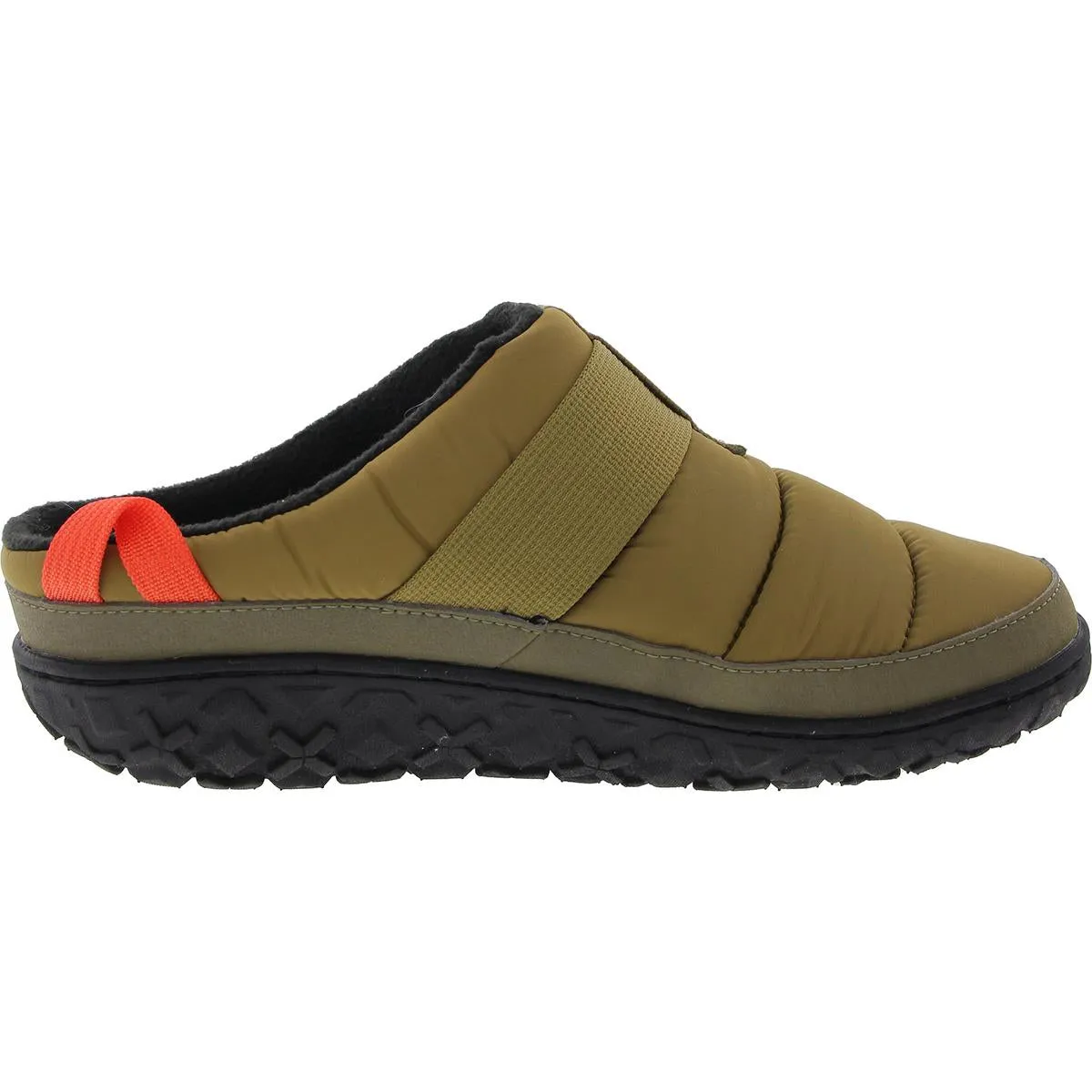 Womens Buckle Quilted Clogs