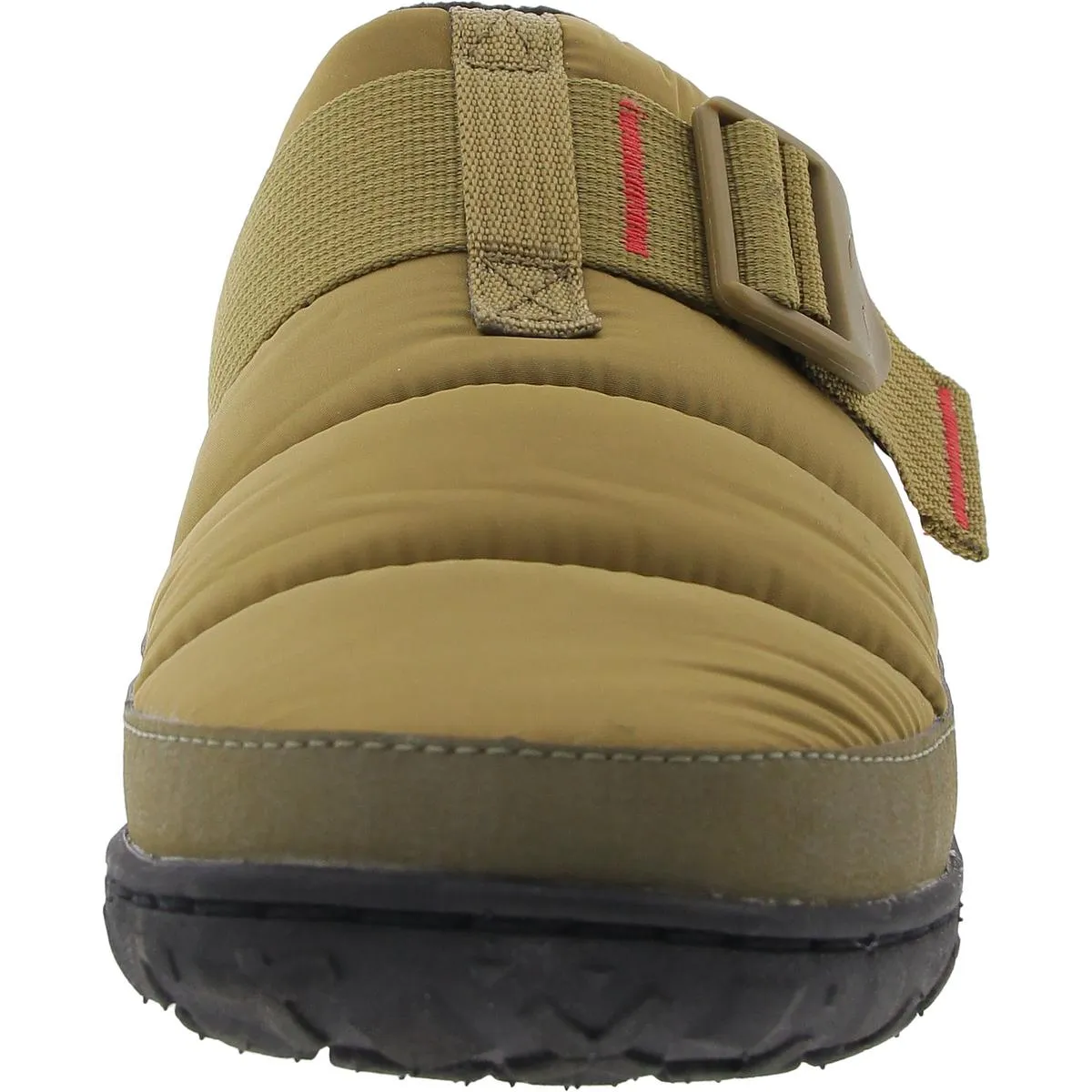 Womens Buckle Quilted Clogs